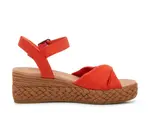 Сандалии Kinsley Wedge Toms, Red - фото 5