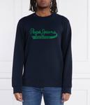 Свитшот мужской Pepe Jeans London с логотипом бренда, синий - фото