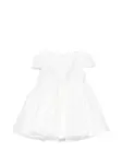Платье с бантом Elisabetta Franchi La Mia Bambina, белый - фото 2