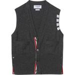 Мужская майка Medium Gray THOM BROWNE, серый - фото