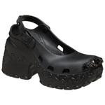 Crocs Collaboration Chunky Heel High Heels Women's Black SIMONE ROCHA - фото 4