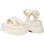 Сандалии на бретельках 7см Women's PT'SON, Экрю - фото