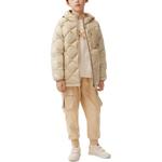 Городской тренд легкая пуховая куртка цвета хаки подростковая Asics - фото 4