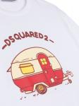 Dsquared2 футболка с графичным принтом, белый - фото 3