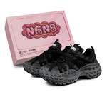 Кроссовки женские толстые низкие N6N8, черный - фото 13