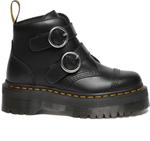 Женские платформенные кожаные ботинки Dr. Martens Devon Circle, Black - фото 3