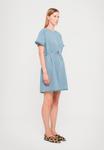 Платье CLOSED SHORT GATHERED DRESS, Light Blue Denim/Light-Blue Denim - фото 4