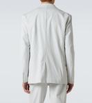 Гарреттовый пиджак из хлопкового сераскера Orlebar Brown, Wave Blue/White Sand Stripe - фото 4