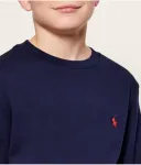 Лонгслив slim fit Polo Ralph Lauren, темно-синий - фото 4