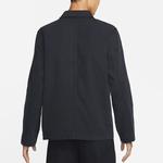 Куртка Men's Nike Solid Color Logo Lapel Casual Long Sleeves Autumn Black Jacket, черный - фото 4