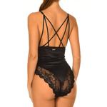 Боди на бретелях с кружевом Guess, черный - фото 3