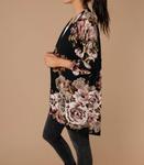 Кардиган Dora Floral в черном цвете Now N Forever - фото 2