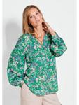 Блузка GOLDNER, цвет grün/gemustert - фото