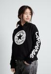 Толстовка Chuck Patch Cropped Hoodie Converse, черный - фото
