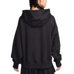 Толстовка sportswear phoenix fleece over oversized pullover hoodie asia sizing 'black' Nike, черный - фото 2