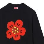 Боке цветочный джемпер KENZO, черный - фото 3