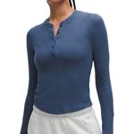 Футболка с втачным рукавом Women's Lululemon, синий - фото