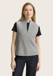 Топ TOM TAILOR Top, Medium Silver Grey Melange/Grey - фото