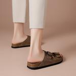 Шлепанцы женские Boerdiqi, хаки - фото 16