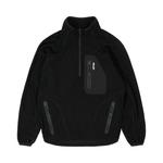 Куртка Palace Run It 1/2 Zip Thermal Track Jacket, Black - фото