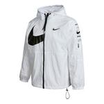 Куртка Nike Men's Swoosh Logo Printed Wind Proof Jacket White, белый - фото