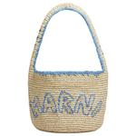 Сумка через плечо с вышитым логотипом MARNI - фото