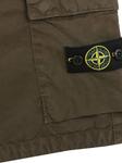 Шорты-карго Stone Island Junior с нашивкой-логотипом, зеленый - фото 3