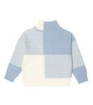 Клетчатый свитер из смесовой шерсти Woolrich Kids, Cloud Check - фото 4