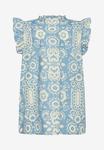Блуза Noa Noa Blouse, Print Blue/White/Blue - фото 5