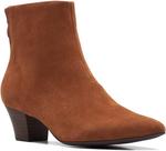 Женские зимние ботинки Clarks, Dark Tan Suede - фото 2