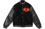 Бейсбольная куртка X KAWS Co-branded Series унисекс черного цвета Human Made - фото