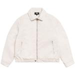 Куртка Stussy Pile Lined Zip Jacket 'Bone' - фото