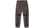 Брюки poly diagonal-stripes cargo pants 'dark grey' Off-White, серый - фото 2