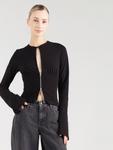 Вязаный кардиган WEEKDAY, Black - фото 2