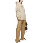 Многослойный свитшот Acne Studios, бежевый - фото 3