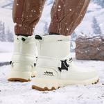 Зимние ботинки Jeep с ремешком на липучке, белый - фото 17