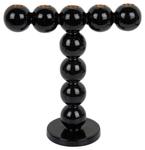 Подсвечник Present Time черный, 25,5/26,5/10,5 см - фото