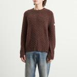 Тканый джемпер Mm6 Maison Margiela, Dark Grey Melange - Brown - фото 2