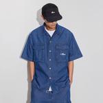 ODDCIRKUS Рубашка SS24 Unisex Denim Blue - фото 5