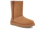 Угги (WMNS) UGG Classic Short Bailey Zip 'Chestnut' - фото 3