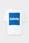 Футболка Calvin Klein Jeans BOX GRAPHIC TEE UNISEX, Brilliant White/White - фото 5