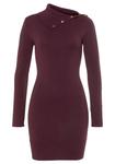 Вязаное платье MELROSE, бордовый - фото