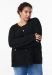 Кардиган Zizzi Cardigan, Black - фото