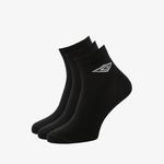 Носки Umbro Quarter II, 3 пары, черный - фото