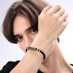 GENANX Браслет унисекс черный - фото 9