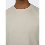 Рубашка ONLY & SONS с круглым вырезом "ONSFRED RLX SS TEE", цвет Silver Linin - фото 3