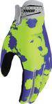 Детские мотокроссовые перчатки Thor launchmode bleach, Gray - фото 4