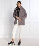 Куртка женская Ea7 средней длины с капюшоном, фиолетовый - фото 2