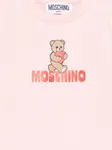 Платье с принтом "Тедди" Moschino Kids, розовый - фото 3