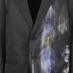 Куртка Yohji Yamamoto Pour Homme Asymmetric Silk Tailored Jacket, Black - фото 3